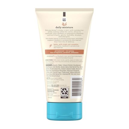 Aveeno Daily Moisture Healthy Start Newborn Balm – 141gm | Rich, Velvety Formula for Newborn Skin