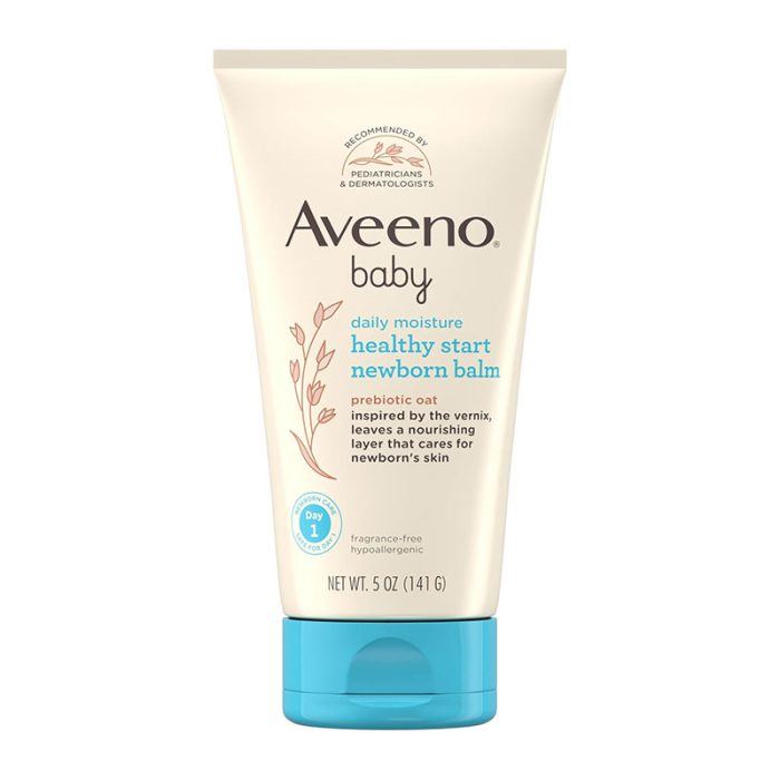 Aveeno Daily Moisture Healthy Start Newborn Balm – 141gm | Rich, Velvety Formula for Newborn Skin