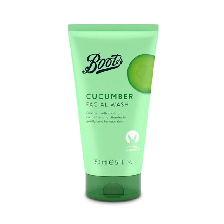 Boots Essentials Cucumber Facial Wash – 150ml | Soothing Cleanser for All Skin Type