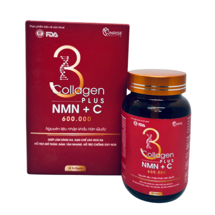 3 Collagen Plus NMN + C Supplement for Skin, Joint, and Cellular Health